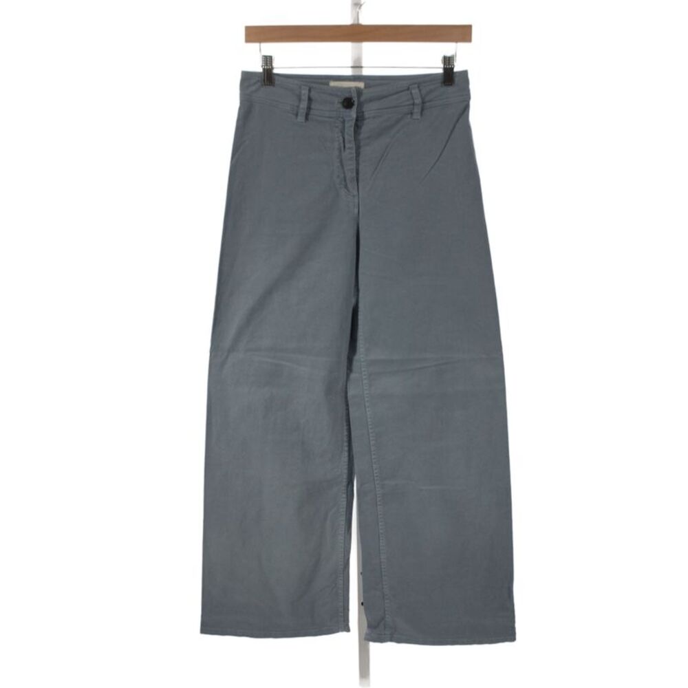 Nili Lotan Women Chino Pants Gray 98% Cotton Size 00